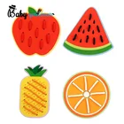 2019 Custom colorful fruit wooden lacing toys for kids Z11120E