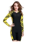 Swimsuit for Women Design One Piece Long-Sleeve Surfing Suit Sun Protection