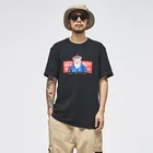 Men's Summer Cartoon Printed Short-sleeved T-shirt Oversize Round Neck Mens T-shirt