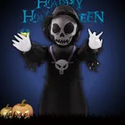 120cm/4ft inflatable black skeleton ghost for halloween decoration