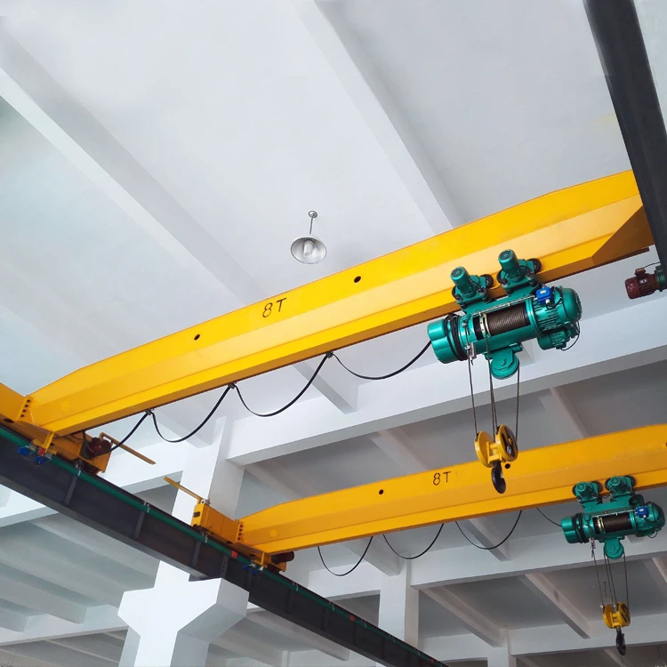 Workshop 10t bridge crane with hoist