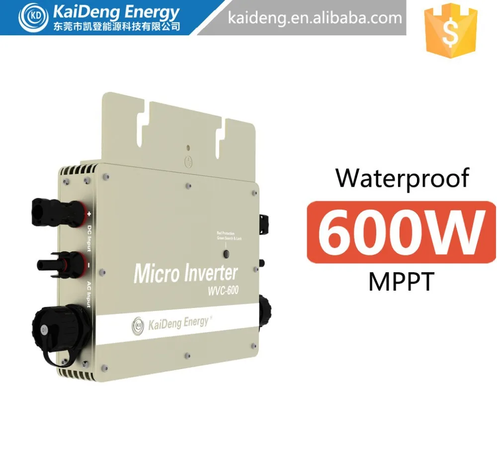 Kaideng Wvc600 With 10kw High Performance Power Solar System Pure Sine