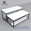 High and Low Display Table With Iron Spraying For ZARA Hot Sale Shoes and Clothes For Retail Clothing Store