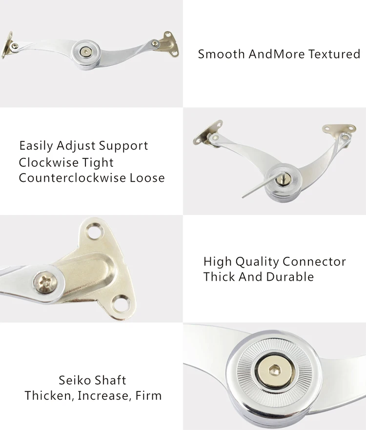 adjustable soft down hinge lid stay for trunks Storage Door Stay Lift Stay at Will Support Door Support