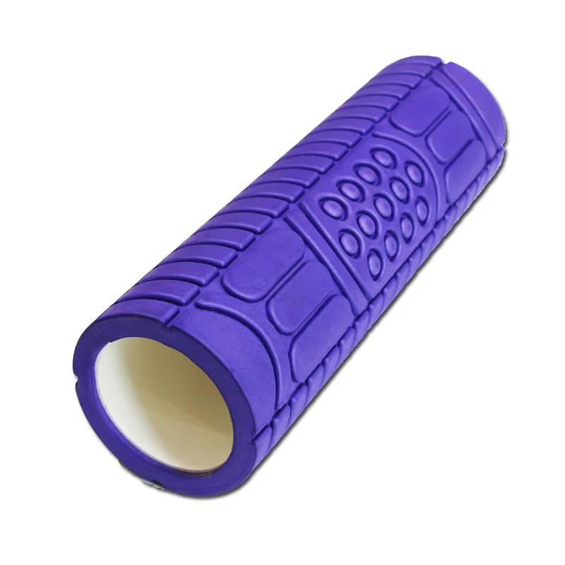 Massage roller 18" for quick post-workout recovery time tetured foam roller for yoga eercise