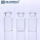 10ml clear mini glass crimp headspace autosampler vial with short neck for Perkin Elmer