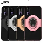 Wholesale 360 Degree Rotation Leather Texture TPU PC Ring Cell Phone Cases With Finger Armor Ring Stand For Huawei P20