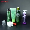 OEM cosmetic packaging PET sprayer bottle jar plastic tube whole sets