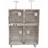 Stainless Steel Cat Cages Pet Dog Cage Bank Modular Pet Kennels