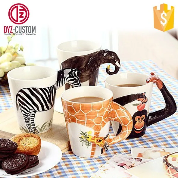 3D Hand-painted Cute Animals Ceramic Coffee Mug (8).jpg