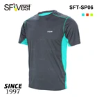 Manufacture breathable dry fit spandex fabric two tone colors fashionable t shirt outdoor clothing OEM service