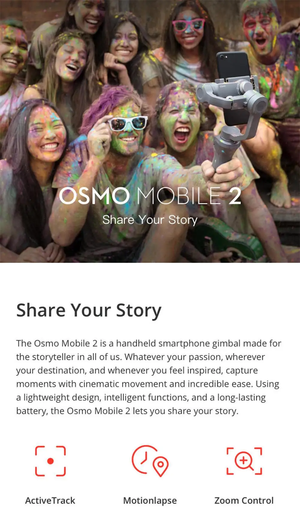 DJI Osmo Mobile 2 card&aacute;n mano de 3 ejes card&aacute;n mano estabilizador tel&eacute;fono estabilizador para tel&eacute;fono inteligente - ANKUX.COM