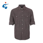 Wholesale soft oem casual special vintage men flannel long sleeves shirts custom