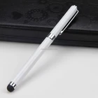 Novelty cheap metal stylus touch pen with logo stylus touch pen 2 in 1