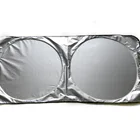 car sunshade double circle advertising Front Windshield Shades