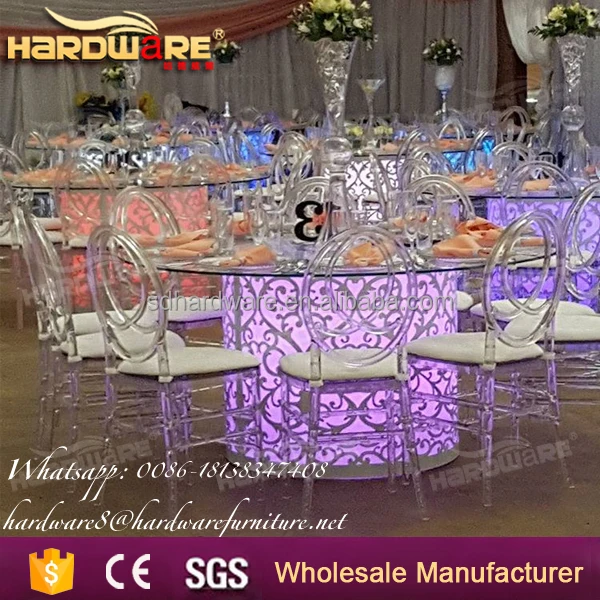 Дубай свет круглый свадьба стол для продажи