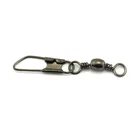Fishing Tackle Fishing Accessory Tool Connector Fishing Barrel Swivel With Safety Snaps