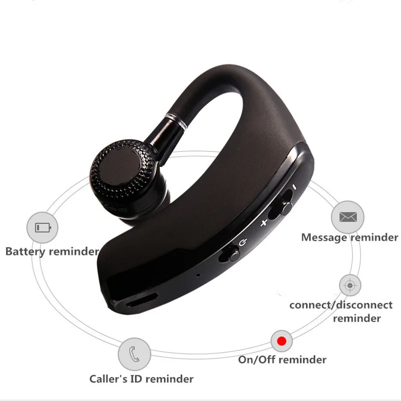 V9 Sport Earphone,True Wireless Single Business Earbud,Voice Control Call Driver Headset,Rotate With Mic Support OEM/ODM - ANKUX.COM