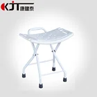 Folding shower toilet seat disabled bath seat bath chair for the ealderly Aluminum shower chair