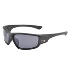 Men Style Fashion Black Sport Sunglasses Cheap Oversize PC Protection Blue Lens Cycling Sun Glasses