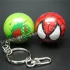 spider-man Toy Spin ball plastic strobe light ball keychain