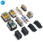 ROHS Plastic nylon PA mini fork fuse ANS-H ANS fuse block bolt on midi fuse holder box for car audio system