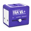 Dual usb port universal travel plug usb wall charger charger adapter