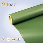 Hot Sale Machine 860g/m2 high temperature thermal insulation fireproof silicone fiberglass cloth