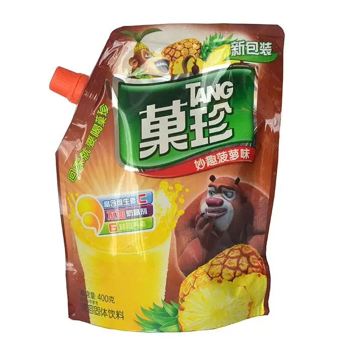 high quality food liquid beverag pouch with spout packaging bag