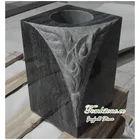Granite flower vases for tombstones headstone flower holder