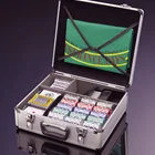 High quality ABS 600pcs casino poke chips set with aluminum case