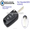 Flip remote key for Hyundai IX35 3 button 433mhz ID46 Chip