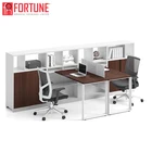 2018 new design tailored face to face office furniture for 2 person
