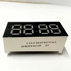 LED Luminous Components 7 Segment 4 Digits White Color Customized LED Display For Number Display