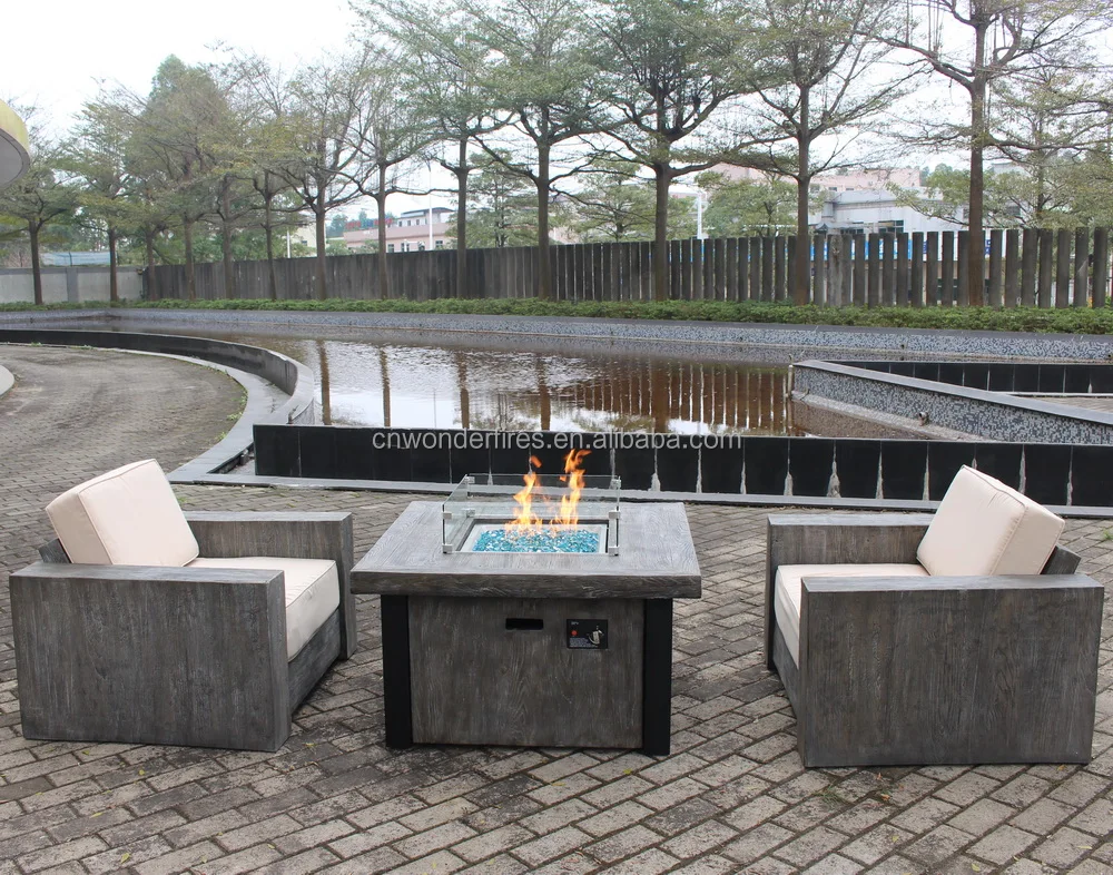 concrete firepit