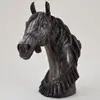 Popular Design Life Size Sculptures Horses Bronze Heads Bust Sculpture