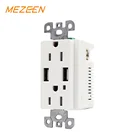 N series Yueqing 15a usb wall socket 50hz 60hz power socket with usb charge