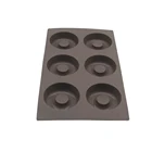 2019 Amazon BPA silicone shaped cake baking molds 6 non-stick wholesale silicon mould