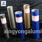 Fully stocked 6063 T5 T6 round color anodized aluminum extrusion alloy pipe/color aluminum tubing