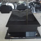 Tombstone Granite Tombstone Polished Shanxi Black Granite Grave Tombstone With Price