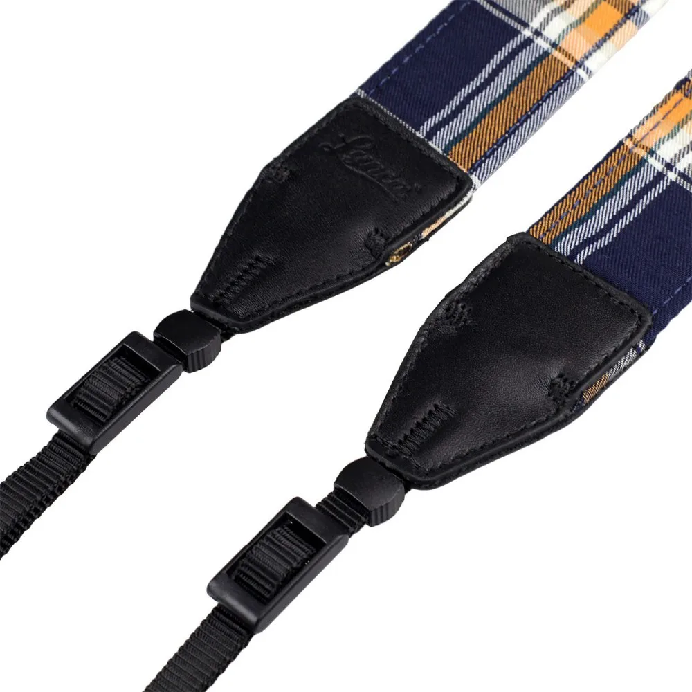 LD-02 Plaid Camera Shoulder Neck Belt Strap for Canon Ffor Nikon for Sony for Panasonic DSLR