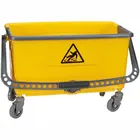 Color coded Dual Mop Bucket And Wringer Combo For Floor Cleaning