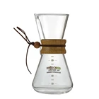 Ecocoffee Heat Proof Glass Coffee Kettle Machine Pour Over Drip Pot V0 Barista Coffee Maker Chemex Pot Coffee Percolator