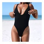 1 Piece Fashion Swimwear Oem Customize New Design 1 Piece Sexy Fashion Backless Bikini Swimwear 2018