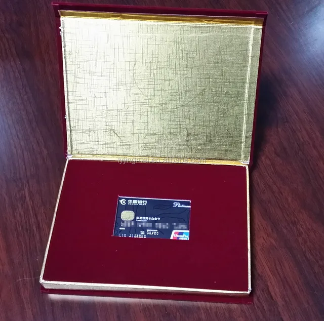 luxury paper gift boxes for credit card