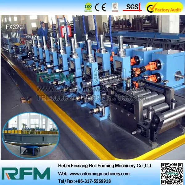 round pipe tube mill line