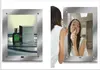 shenzhen super slim energy saving advertising magic mirror for shopping mail