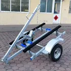 3.8M factory direct sale folding boat trailer
