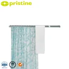 High quality metal decorative shower double shower curtain rods