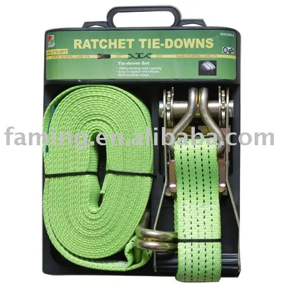 2" heavy duty ratchet strap 5000kgs